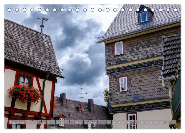 Produktbild: Ein Blick auf Herborn (Tischkalender 2026 DIN A5 quer), CALVENDO Monatskalender