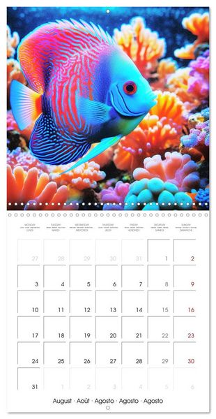 Produktbild: Sea Creatures of the Coral Reefs (Wall Calendar 2026 12 &times; 12 Inch) CALVENDO 12 Month Wall Calendar