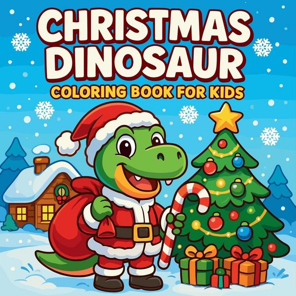 Produktbild: Christmas Dinosaur Coloring Book for Kids
