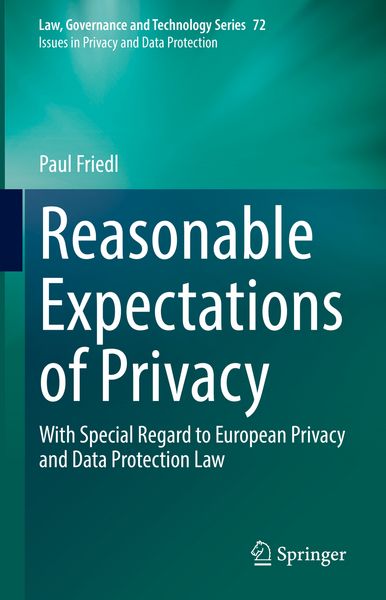 Produktbild: Reasonable Expectations of Privacy