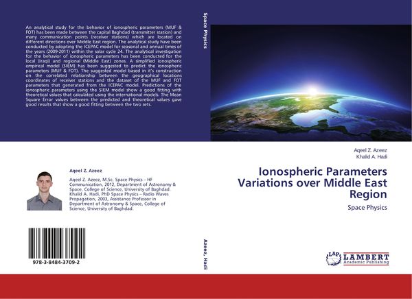 Produktbild: Ionospheric Parameters Variations over Middle East Region
