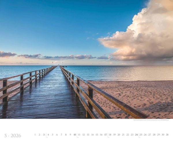 Produktbild: Deutsche Küsten 2026 - Bildkalender XXL 60x50 cm - hochwertiger Wandkalender im Querformat - Landschaftskalender - Wandplaner