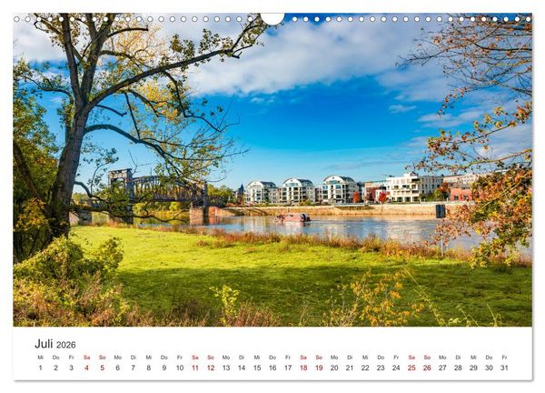 Produktbild: Deutschland: Magdeburg, Stadtansichten und Umgebung (Wandkalender 2026 DIN A3 quer), CALVENDO Monatskalender