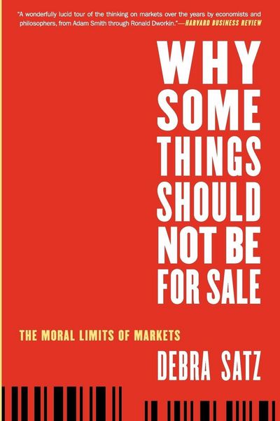 Produktbild: Why Some Things Should Not Be for Sale