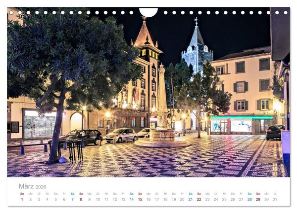 Produktbild: Funchal - Madeiras stolze Hauptstadt (Wandkalender 2026 DIN A4 quer), CALVENDO Monatskalender
