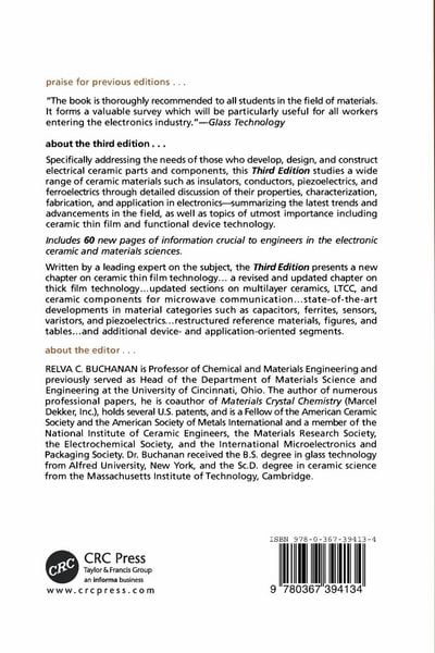 Produktbild: Ceramic Materials for Electronics