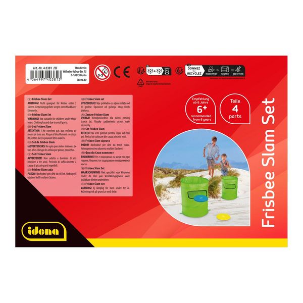 Produktbild: Idena Wurfscheibe Slam Set 4 Teile