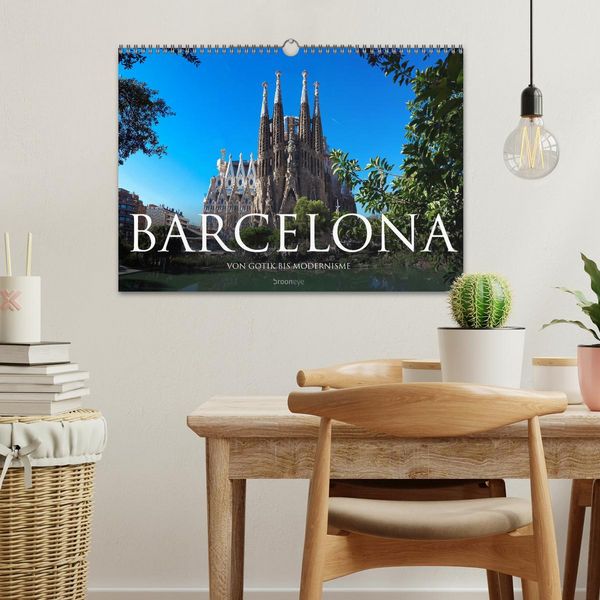 Produktbild: Barcelona - Von Gotik bis Modernisme (Wandkalender 2026 DIN A3 quer), CALVENDO Monatskalender