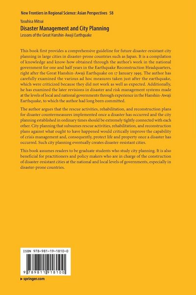 Produktbild: Disaster Management and City Planning