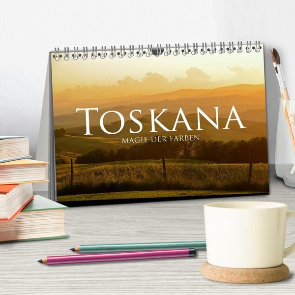 Produktbild: Toskana &ndash; Magie der Farben (Tischkalender 2027 DIN A5 quer), CALVENDO Monatskalender