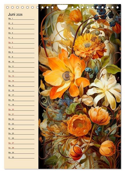 Produktbild: Bl&uuml;tenarrangements (Wandkalender 2026 DIN A4 hoch), CALVENDO Monatskalender