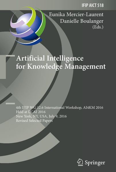 Produktbild: Artificial Intelligence for Knowledge Management