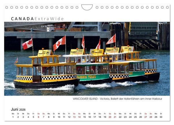 Produktbild: Vancouver Island Panoramabilder (Wandkalender 2026 DIN A4 quer), CALVENDO Monatskalender