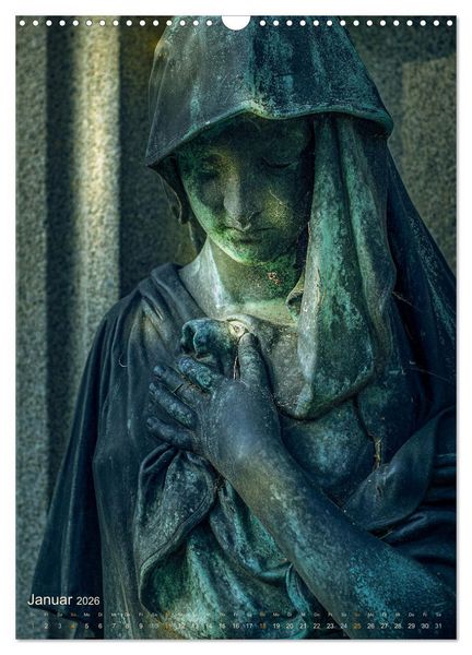 Produktbild: Die stillen Momente im Ohlsdorfer Friedhof (Wandkalender 2026 DIN A3 hoch), CALVENDO Monatskalender