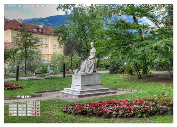 Produktbild: Meraner Land: alpin-mediterranes Lebensgef&uuml;hl (hochwertiger Premium Wandkalender 2026 DIN A2 quer), Kunstdruck in Hochglanz