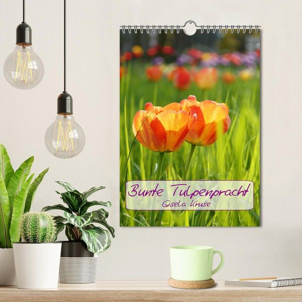 Produktbild: Bunte Tulpenpracht (Wandkalender 2026 DIN A4 hoch), CALVENDO Monatskalender