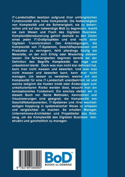 Produktbild: Komplexit&auml;t - Fluch und Wesen des Digitalen Business