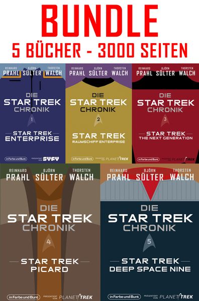 Produktbild: Die Star-Trek-Chronik - Das Bundle mit Band 1 bis 5