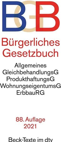 Produktbild: B&uuml;rgerliches Gesetzbuch - BGB
