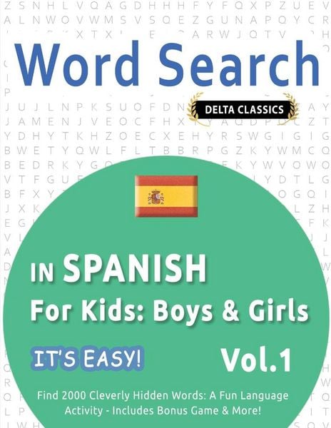 Produktbild: WORD SEARCH IN SPANISH FOR KIDS