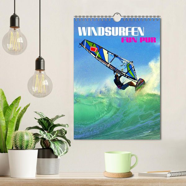 Produktbild: Windsurfen - Fun pur (Wandkalender 2026 DIN A4 hoch), CALVENDO Monatskalender