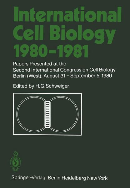 Produktbild: International Cell Biology 1980-1981