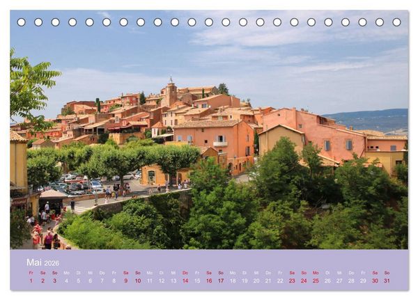 Produktbild: Die Farben der Provence... und der Duft des Lavendels... (Tischkalender 2026 DIN A5 quer), CALVENDO Monatskalender