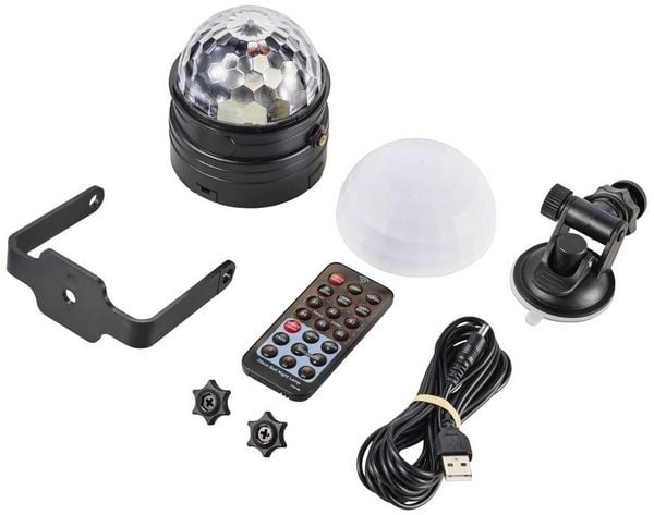 Produktbild: SMD LED Party-Lichteffekt 3W RGB Anzahl Leuchtmittel: 6