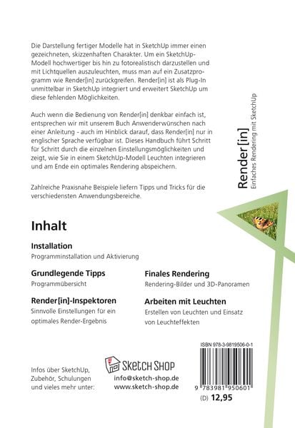 Produktbild: Render[in] - Einfaches Rendering mit SketchUp