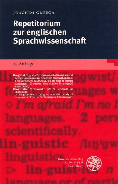 Produktbild: Repetitorium zur englischen Sprachwissenschaft