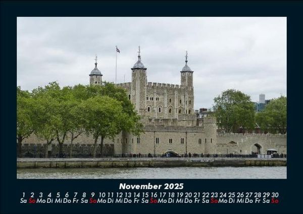 Produktbild: London 2025 Fotokalender DIN A5