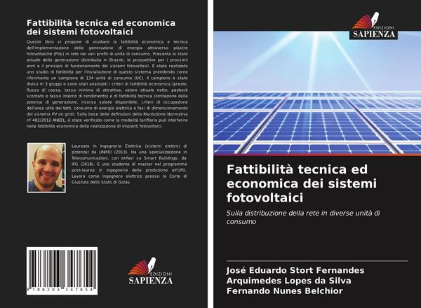 Produktbild: Fattibilit&agrave; tecnica ed economica dei sistemi fotovoltaici