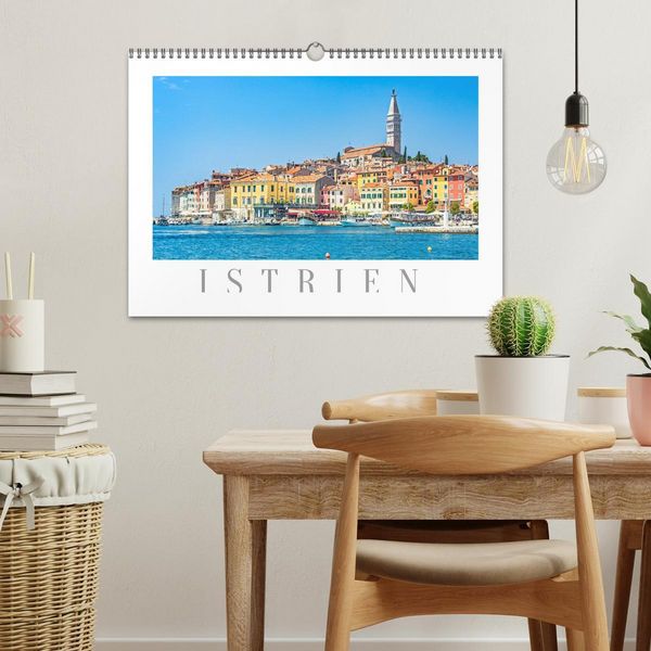 Produktbild: Istrien - Piran &bull; Novigrad &bull; Rovinj &bull; Pula (Wandkalender 2026 DIN A3 quer), CALVENDO Monatskalender