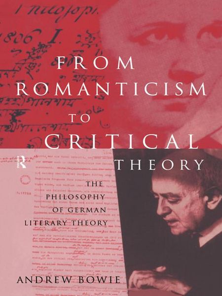 Produktbild: From Romanticism to Critical Theory