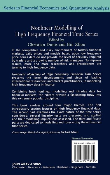 Produktbild: Nonlinear Modelling of High Frequency Financial Time Series