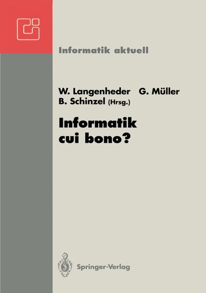 Produktbild: Informatik cui bono?