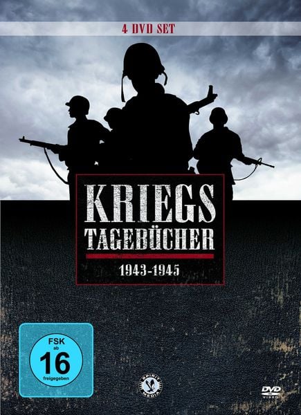 Produktbild: Kriegstageb&uuml;cher 1943-1945 - Metal-Pack [3 DVDs] (+ Bonus-DVD)