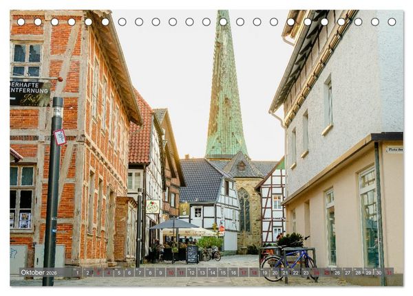 Produktbild: Ein Blick auf Delbr&uuml;ck (Tischkalender 2026 DIN A5 quer), CALVENDO Monatskalender