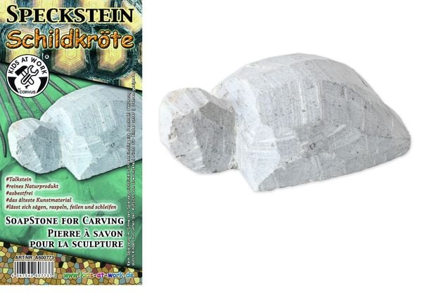 Corvus A600773 - Kids-at-Work, Speckstein Rohling Schildkröte