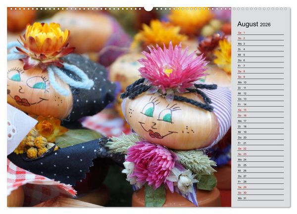 Produktbild: In Weimar ist Zwiebelmarkt (Wandkalender 2026 DIN A2 quer), CALVENDO Monatskalender