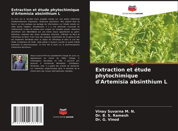 Produktbild: Extraction et &eacute;tude phytochimique d'Artemisia absinthium L