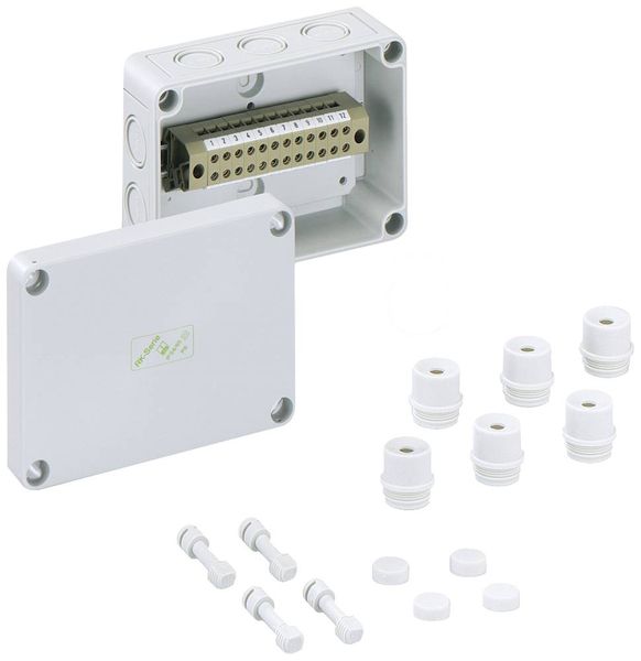 Spelsberg RKK 4/15-15x4² Reihenklemmen-Gehäuse 130 x 94 x 57 Polystyrol (EPS) Grau 1St.
