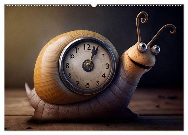 Produktbild: Langsamkeit, die bezaubert. Das Jahr im Zeitlupentempo. (Wandkalender 2026 DIN A2 quer), CALVENDO Monatskalender