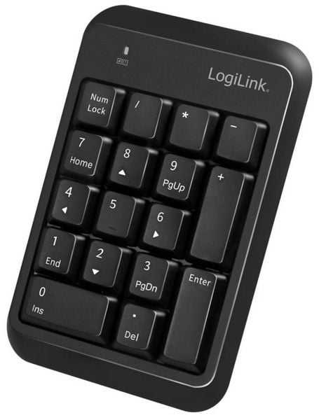 Produktbild: LogiLink ID0201 Bluetooth&reg; Nummernblock Schwarz