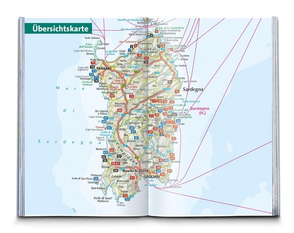 Produktbild: KOMPASS Wanderf&uuml;hrer Sardinien, 75 Touren mit Extra-Tourenkarte