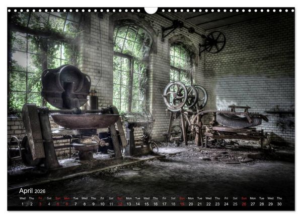 Produktbild: Lost Places HDR Beelitz II (Wall Calendar 2026 DIN A3 landscape), CALVENDO 12 Month Wall Calendar
