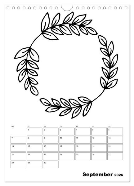 Produktbild: Rahmen Bastel-Kalender - DIY Fotos-Spr&uuml;che-Zitate (Wandkalender 2026 DIN A4 hoch), CALVENDO Monatskalender