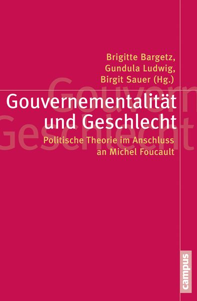 Produktbild: Gouvernementalit&auml;t und Geschlecht