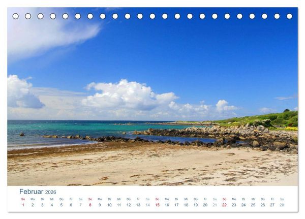 Produktbild: Irland 2026. Impressionen zwischen gr&uuml;nen H&uuml;geln und blauen K&uuml;sten (Tischkalender 2026 DIN A5 quer), CALVENDO Monatskalender