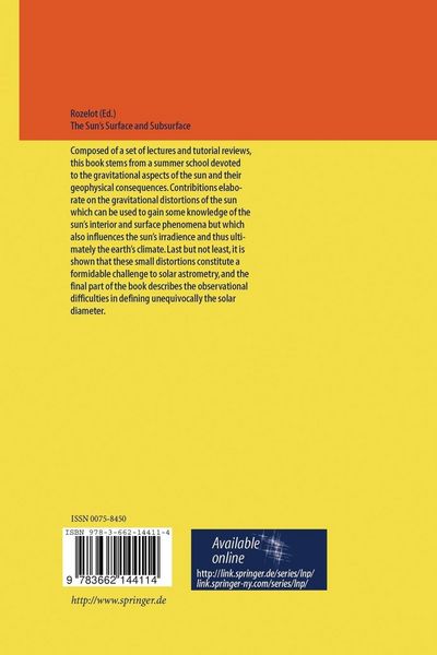 Produktbild: The Sun&rsquo;s Surface and Subsurface